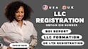 do us llc registration, get ein, itin, boi report and full compliance setup
