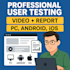test your website or app and give feedback with video