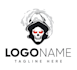 design beautiful demon logo