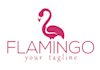 design professional flamingo logo