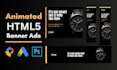 create HTML5 animated banner ads, google display ads