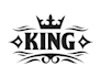 design luxury king logo