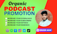 do organic podcast promotion on top platforms