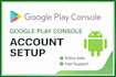 create and setup your google play console developer account