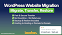migrate wordpress site, backup or restore with security