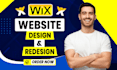be your wix developer do wix website, wix design, wix redesign, wix ecommerce