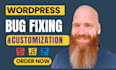 fix any bug from PHP, javascript, CSS, HTML, wordpress