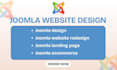 design jooomla website template joomla website redesign develop joomla website