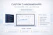 develop django web app, rest API and admin panel for your business