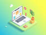 design flat and isometric vector illustrations for websites