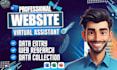 do accurate data entry, web research, copy paste and excel data entry jobs