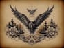 draw american traditional tattoo design by request