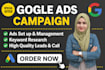 optimize and manage high converting google ads PPC campaigns as SEM specialist