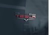 create a modern and sleek tesla studio logo