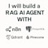 build smart rag ai agent using n8n, qdrant, pinecone, and supabase