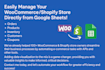 integrate woocommerce, shopify, and etsy data into google sheets