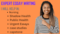 research and write msn, bsn, dnp, capella, gcu nursing assigned projects