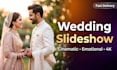 edit professional slideshow video for weddings, events, and reels