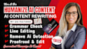 professionally edit, rewrite and humanize ai chatgpt content