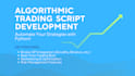 develop custom algorithmic trading scripts in python