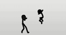 create 2d stick figure style cartoon animation