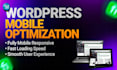 fix wordpress mobile optimization for fast and responsive site