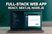 build a full stack web app with react, nextjs and nodejs