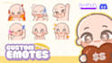 draw custom chibi twitch emotes for game streaming