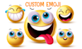 design custom high quality 3d emoji vector illustrations for your brand