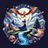 design a fantasy, rpg, steam animated game logo