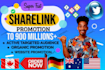 share, shoutout promote website link to 90m twitter, ig, fb, tiktok audiences