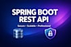 develop secure spring boot rest API