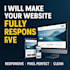 design a modern, fully responsive website using tailwind, bootstrap, or scss