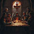 do the best dnd party art illustration