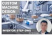 design your custom machine or mechanical parts using inventor