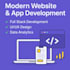 design and develop full stack web app with modern UI UX and data analytics