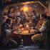 draw dnd party art , fantasy characters illustration