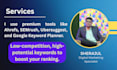 do in depth SEO keyword analysis using premium tools