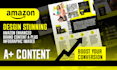 premium design amazon a plus content and infographics increase conversions