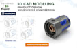 design your product idea into a 3d cad model in solidworks
