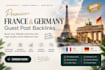 published manual french and german guest post backlinks