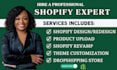 design shopify store redesign shopify store revamp shopify store ecommerce seo