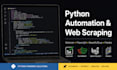 build python automation scripts and web scrapers