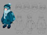 do character design and character concept art sheets