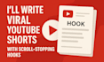 write viral youtube shorts with scroll stopping hooks