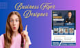 provide business flyer maker service for you