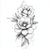 make line art, monoline geometric, minimalist tattoo design