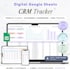 automate CRM dashboard client and business tracker in google or excel sheet