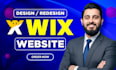 do wix website design, redesign wix website, wix online store
