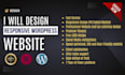 design wordpress website with responsive design in one day